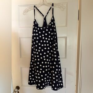 Outdoor Voices black and white polka dot exercise dress EUC